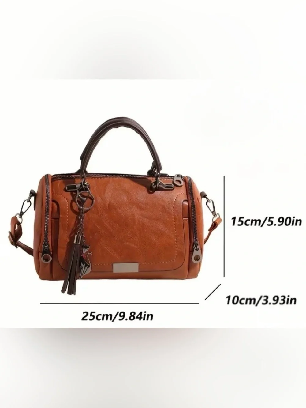 Satchel Classic Women’s Handbag in Coffee Brown